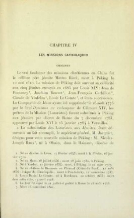 Chapitre IV. Les missions catholiques