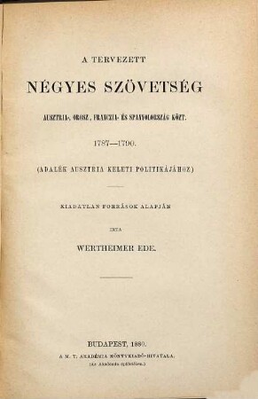 Értekezések a történeti tudományok köréből. 9. 1882, Sz. 1 - 12