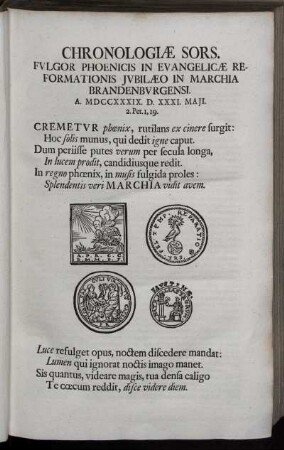 Chronologiӕ Sors.