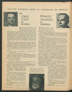 Rómulo Gallegos de Venezuela