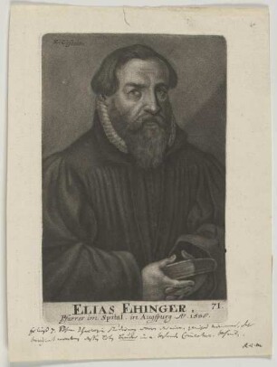 Bildnis des Elias Ehinger