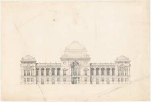 Reichstag, Berlin Zweiter Wettbewerb: Ansicht