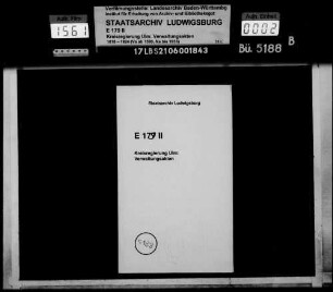 Gemeinderechtsverhältnisse in Ettlenschieß, Göttingen, Grimmelfingen, Halzhausen mit Sinabronn, Hörvelsingen, Holzkirch, Jungingen, Langenau, Lehr, Lonsee, Luizhausen, Mähringen, Neenstetten, Nerenstetten mit Wettingen und Niederstotzingen