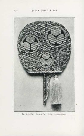 No. 163. - Fan. Daimyo Lac. With Tokugawa Badge