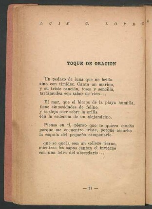 Toque de oración