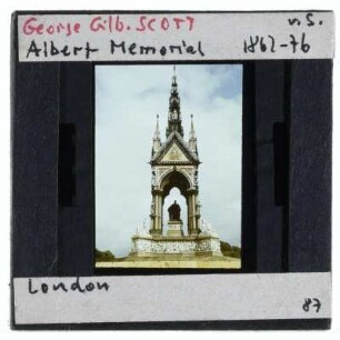 London, Kensington Gardens, Albert Memorial