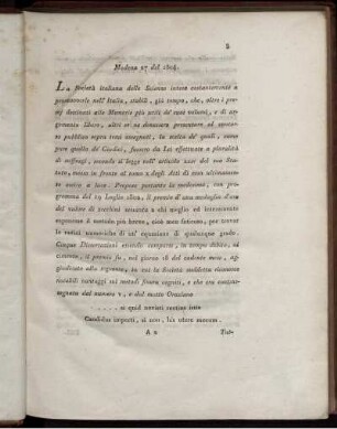 Della Determinazione delle Radici nelle Equazioni Numeriche di qualunque Grado.