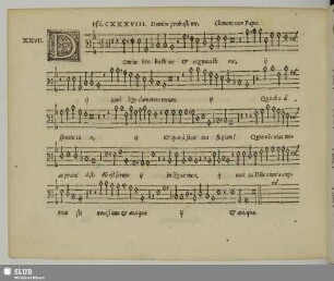 XXVII. Clemens non Papa, Jacobus: Domine probasti me