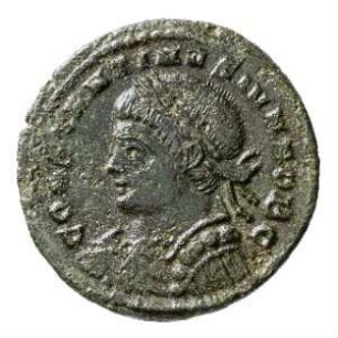 Münze, Follis, Aes 3, 327 - 328 n. Chr.