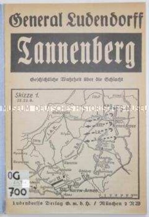 Autobiografische Schrift von Erich Ludendorff über die Schlacht von Tannenberg