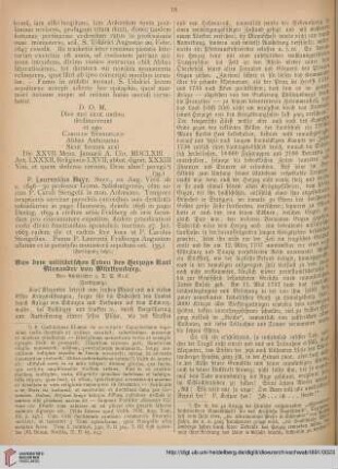 8: Aus dem militärischen Leben des Herzogs Karl Alexander von Württemberg, [3]