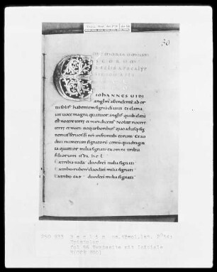 Epistolar aus Trier — Initiale E(CCE EGO), Folio 56recto