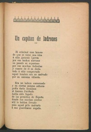 Un capitán de ladrones