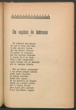 Un capitán de ladrones