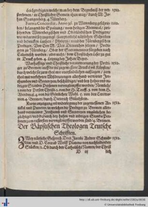 Der Bäpstischen Theologen Teutsche Schrifften.