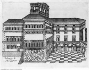 Palazzi diversi nel'alma città di Roma, et altre, Taf. 22: "Palazzo di Mazzarino"