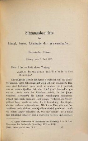 Agnes Bernauerin und die bairischen Herzoge