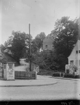 Dresden-Loschwitz. Blick auf den Elbhang