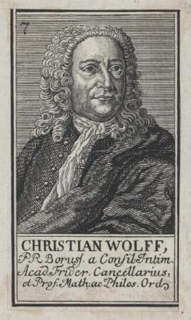 Bildnis des Christian Wolff