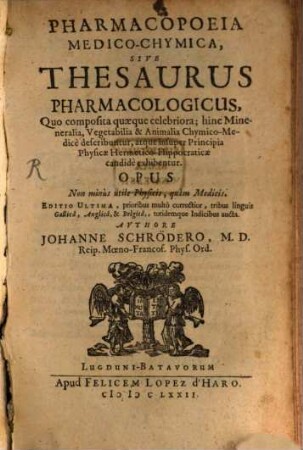 Pharmacopoeia