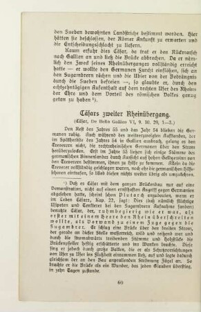 Cäsars zweiter Rheinübergang