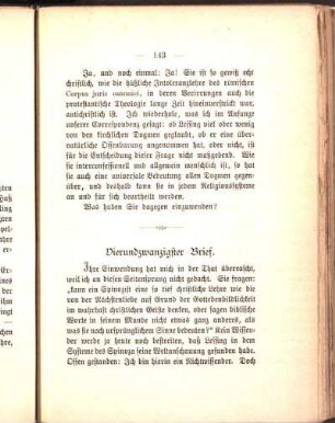 Vierundzwanzigster Brief.