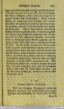 §. 15. Exempel biblischer Wortfiguren