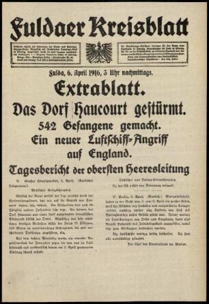 Ausgabe vom Donnerstag, den 06. April 1916.