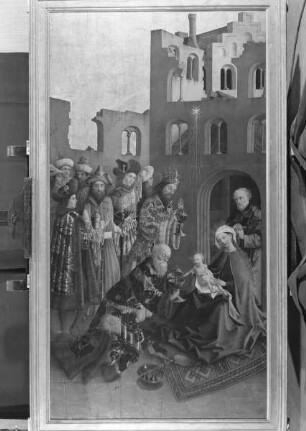 Bad Orber Altar — Die Verehrung und Übereignung des Heiligen Kreuzes an die Kirche durch Kaiser Konstantin und seine Mutter Helena