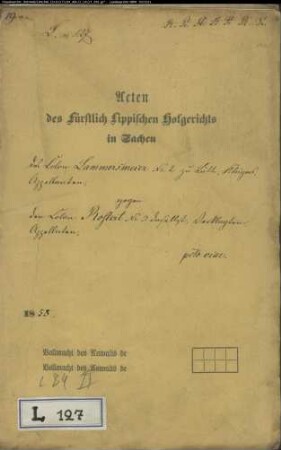 Lammertsmeier in Lütte gegen Rostert Nr. 3 zu Lütte