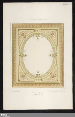 No. 54 Plafond - Boudoir (Genre Louis XVI)