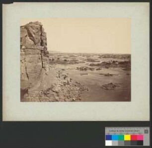 Deuxièm Cataracte. Vue gènèral & montagne Abou-Sir.