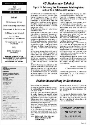 AG Blankeneser Bahnhof Signal für Bebauung des Blankeneser Bahnhofsplatzes soll auf freie Fahrt gestellt werden