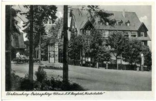 Oberbärenburg. Berghotel Friedrichshöhe