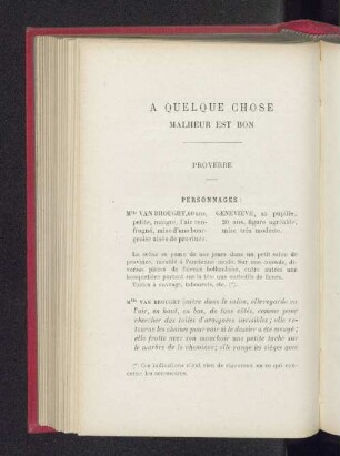 A quelque chose malheur est bon