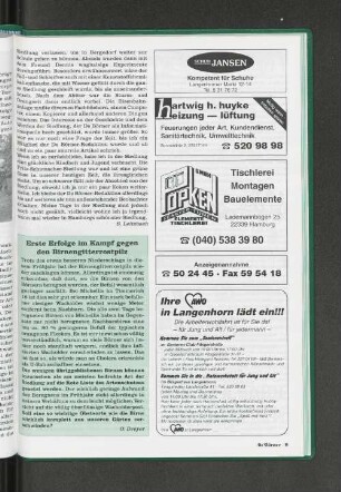 Erste Erfolge im Kampf gegen den Birnengitterrostpilz