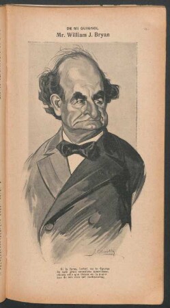 Mr. William J. Bryan - [Caricatura] : De mi Guignol