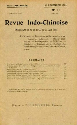 15. Décembre 1904. No. 11