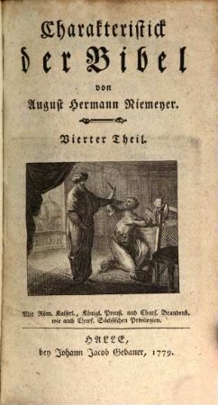 Charakteristick der Bibel, 4