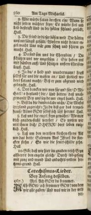 Catechismus-Lieder.