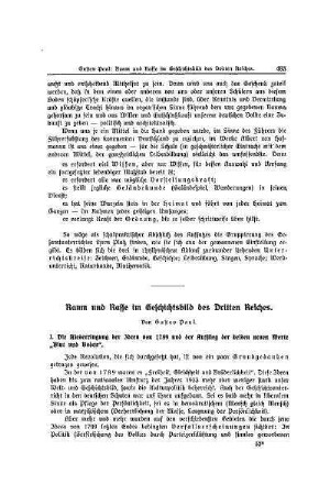 Raum und Rasse im Geschichtsbild des Dritten Reiches