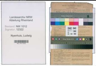 Entnazifizierung Ludwig Nyenhuis , geb. 29.10.1899 (Transportunternehmer)