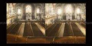Innenansicht der katholischen Kirche, San Francisco