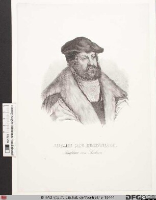 Bildnis Johann der Beständige, Kurfürst von Sachsen (reg. 1525-32)