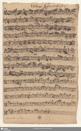 Violino. Concertato.