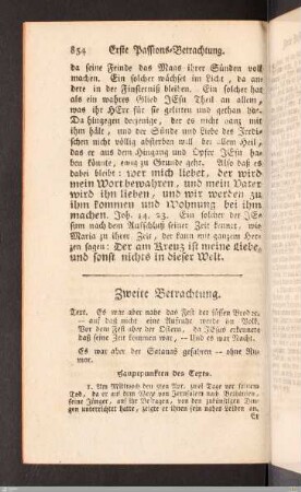 Zweite Passions-Betrachtung.