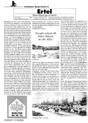 Es gab schon oft kalte Winter an der Elbe.