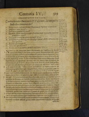 Observatio LXXXIX. Contentio inter Dominum et Vasallum, coram quibus Iudicibus terminanda?