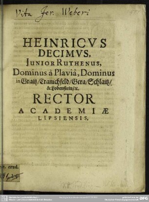 Heinricus Decimus