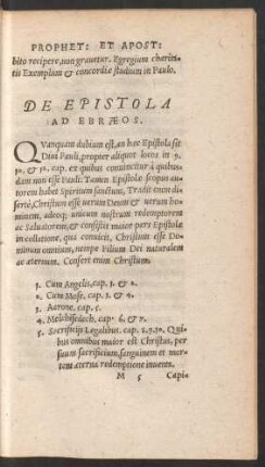 De Epistola Ad Ebraeos.